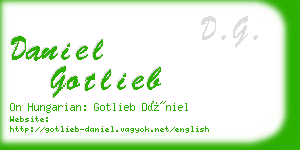daniel gotlieb business card